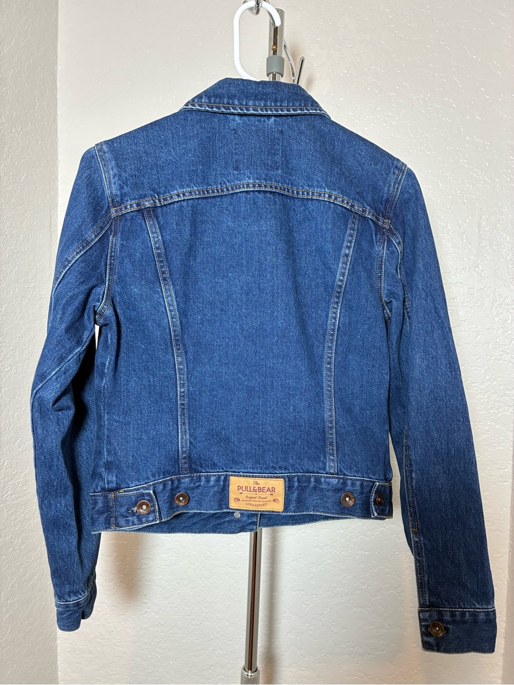 Pull&Bear Blue Denim Trucker Jacket - Picture 2 of 5